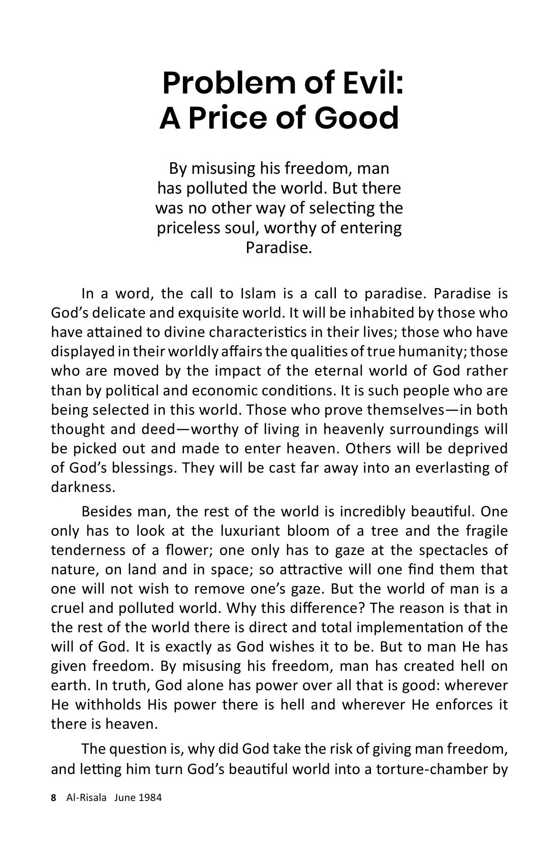 The printed page