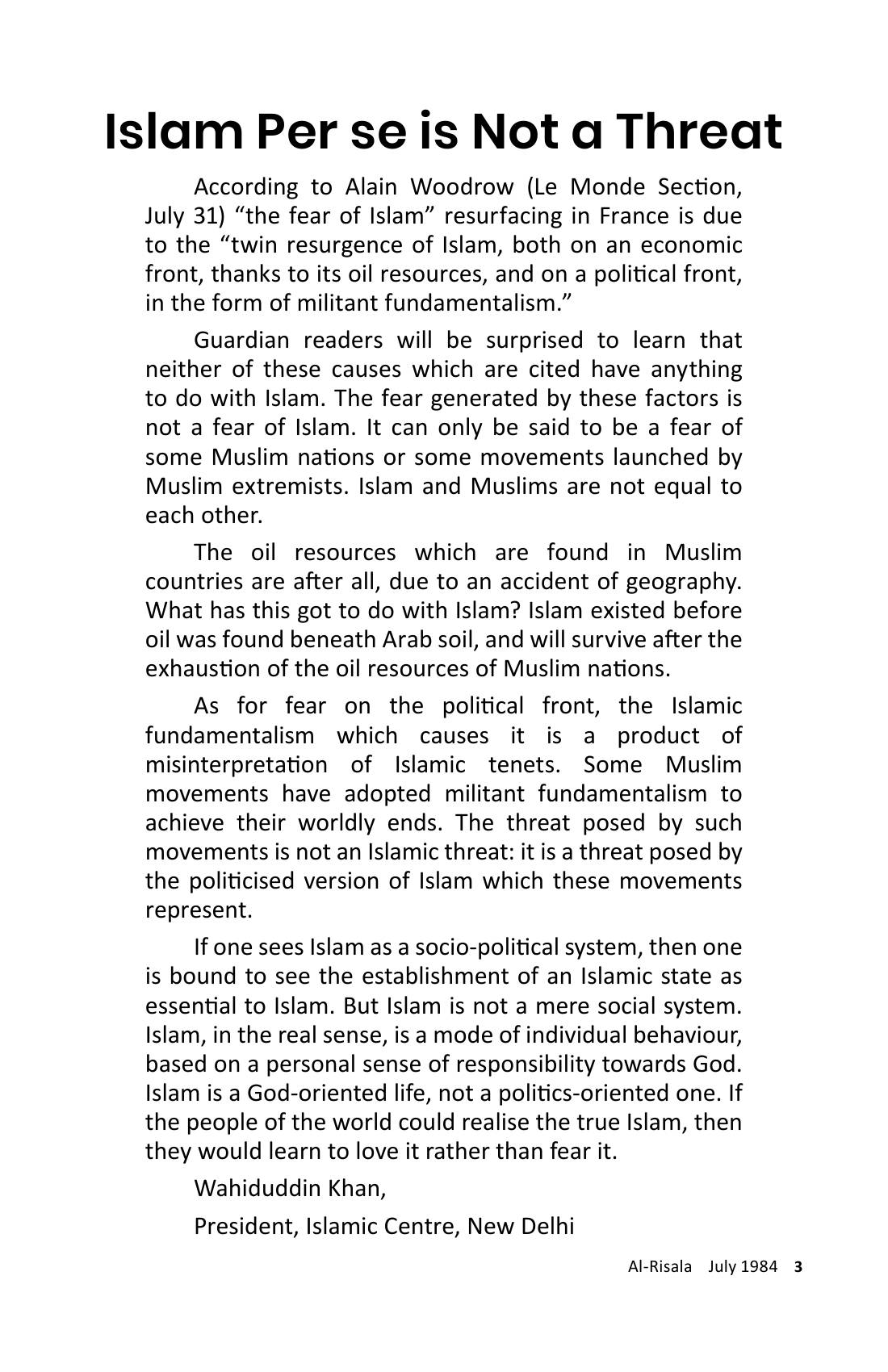 The printed page