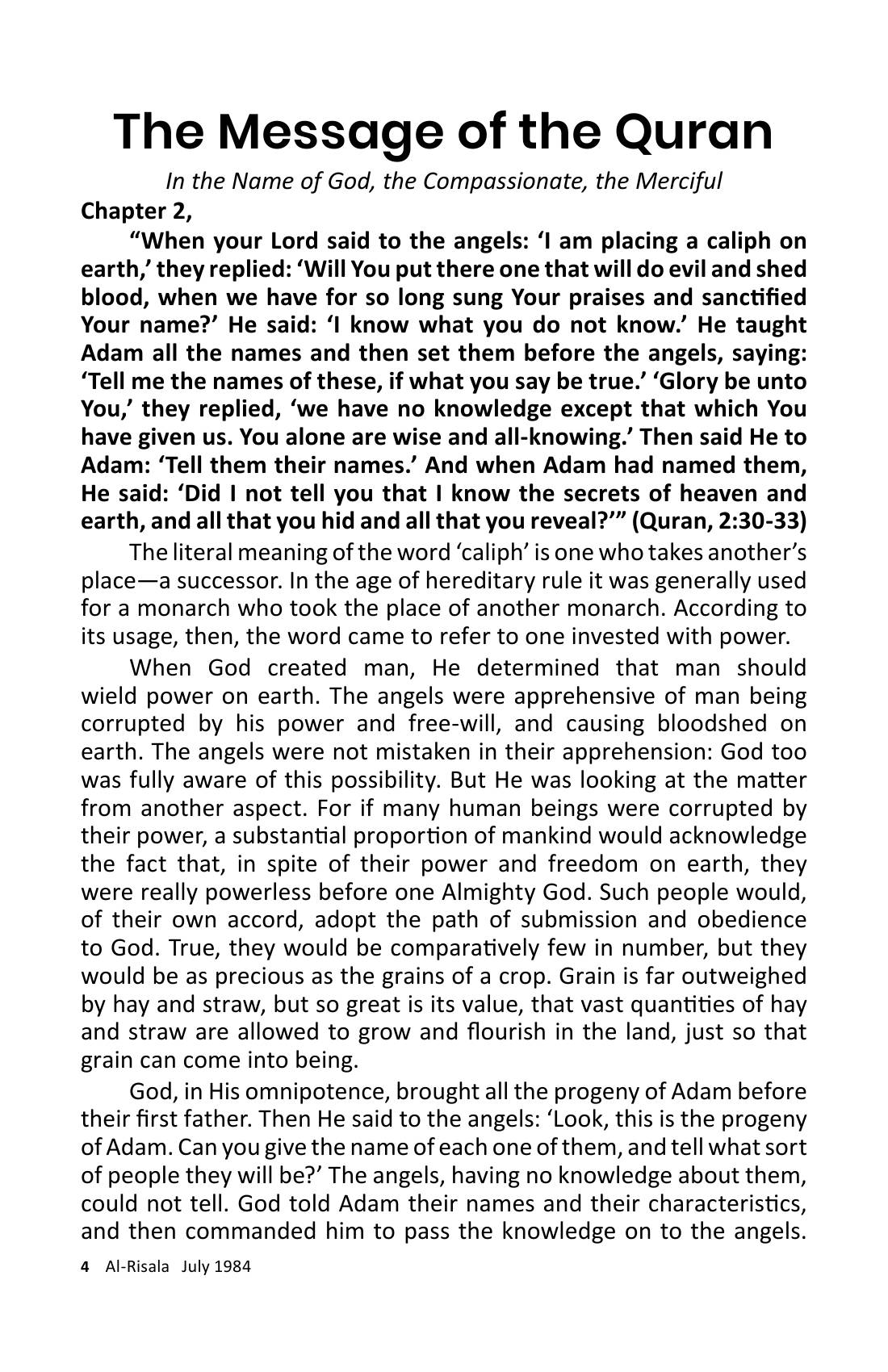 The printed page