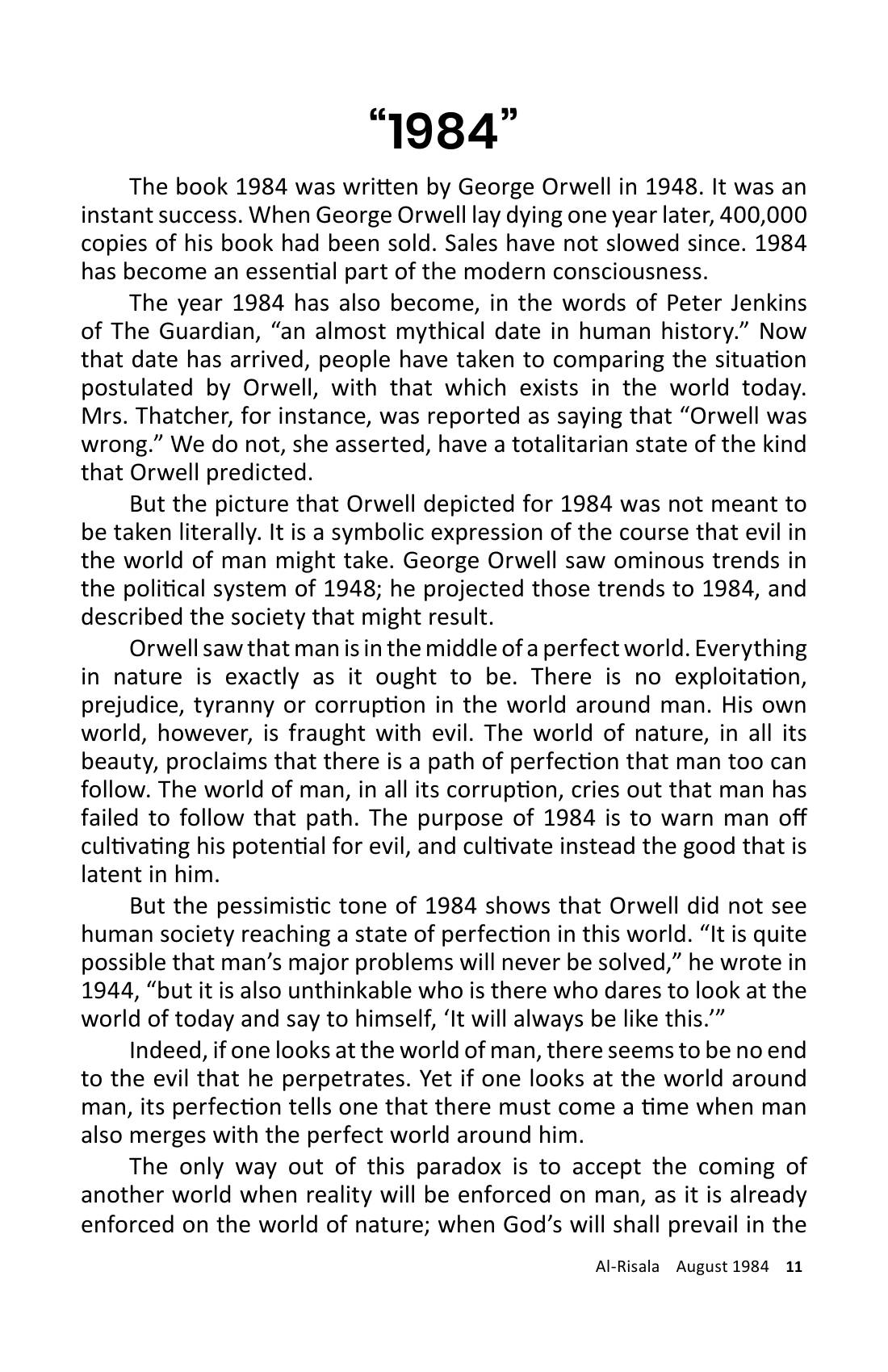 The printed page