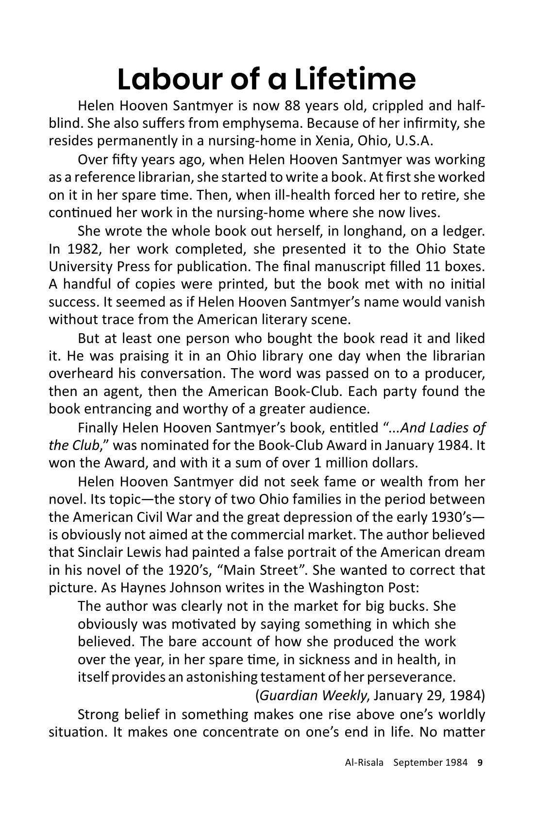 The printed page