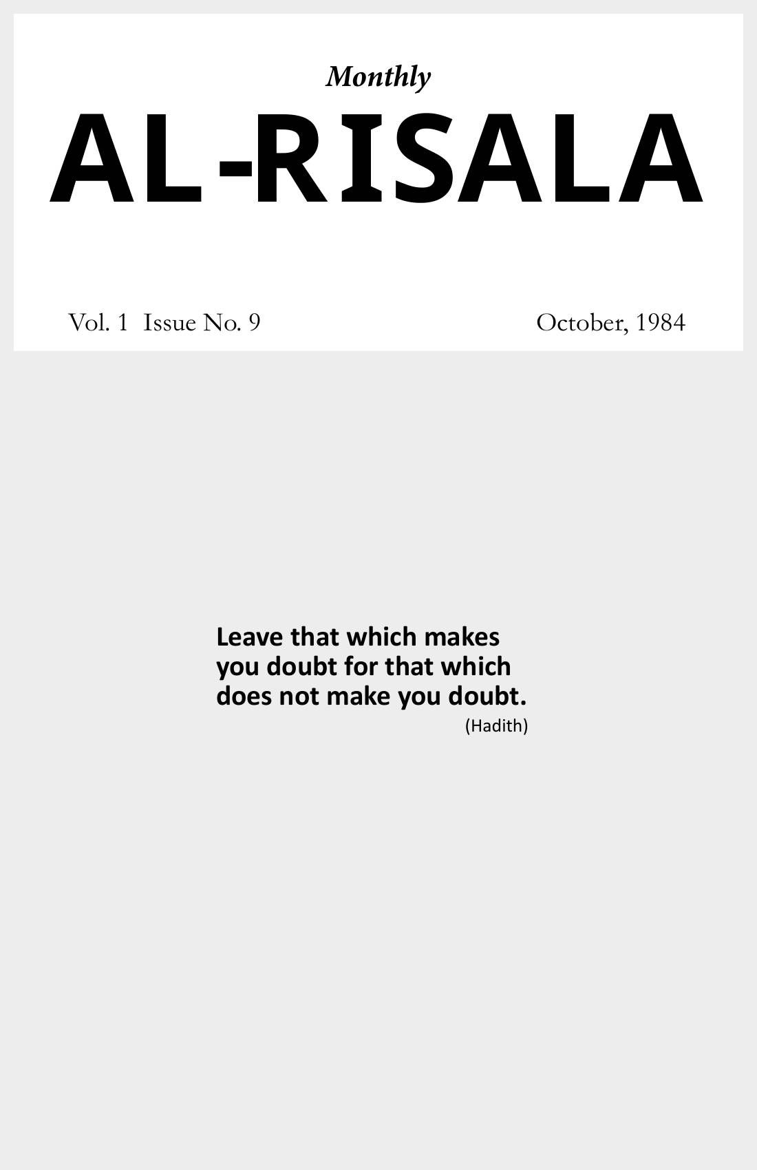 The printed page