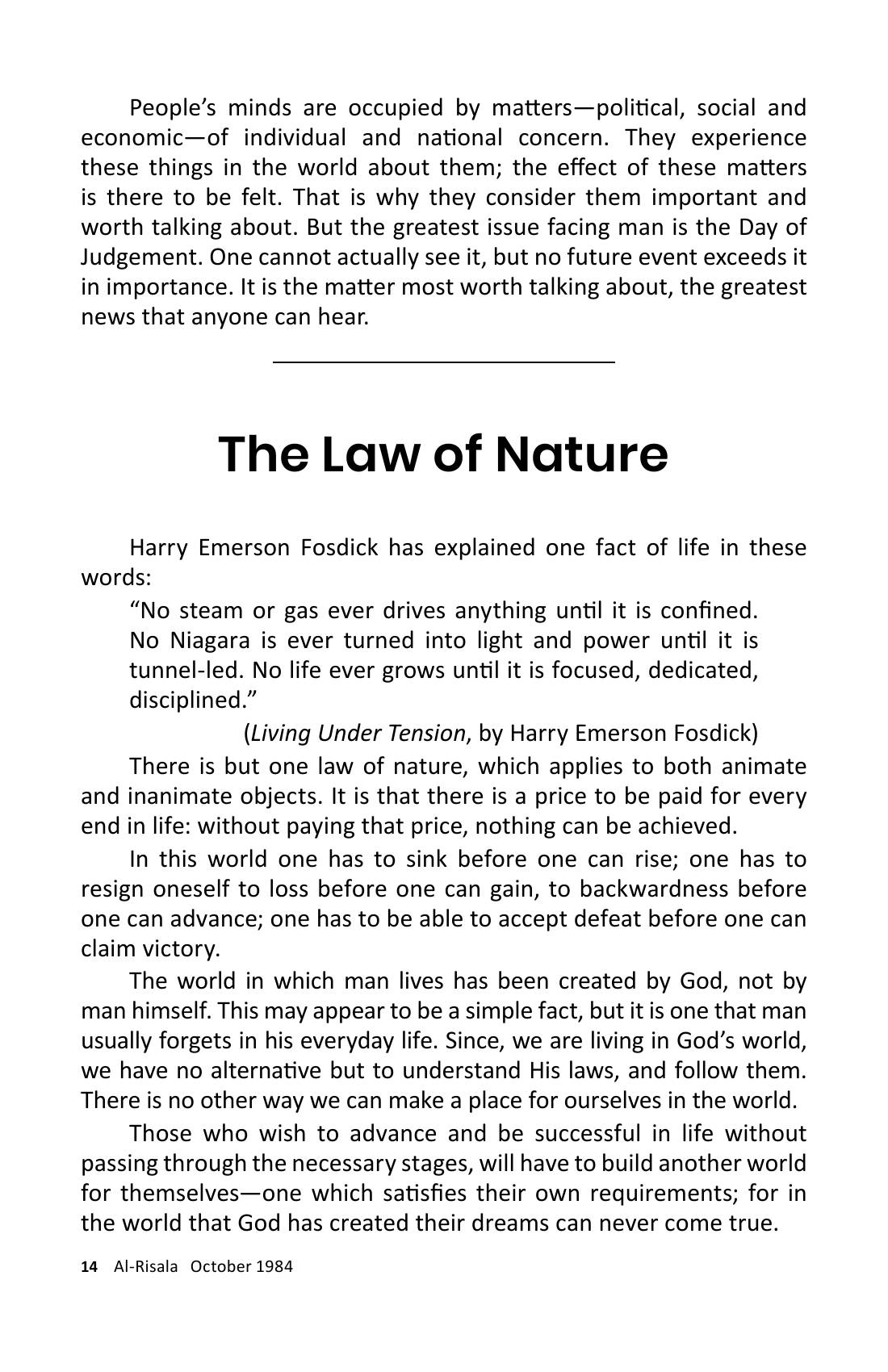 The printed page