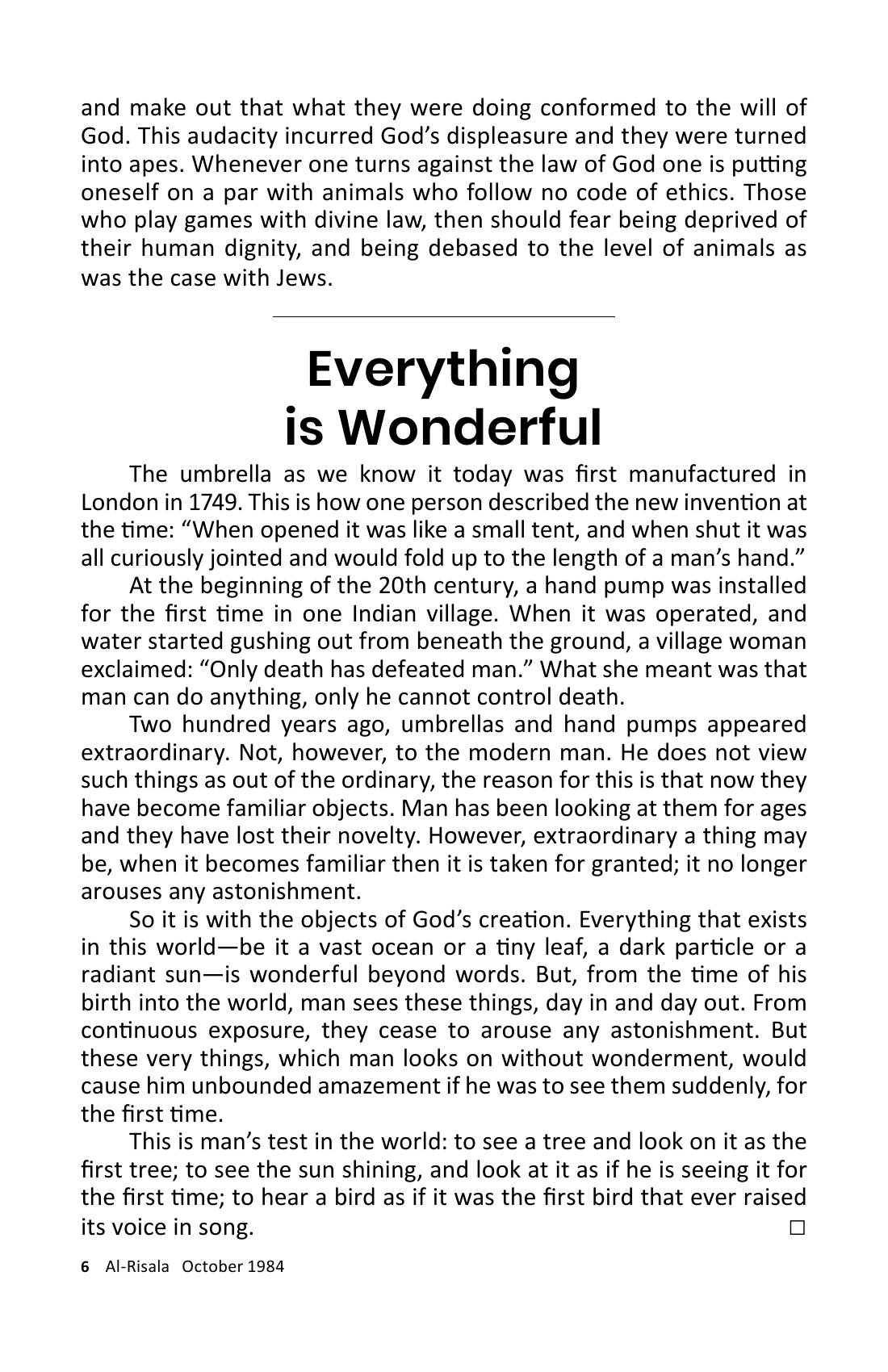 The printed page