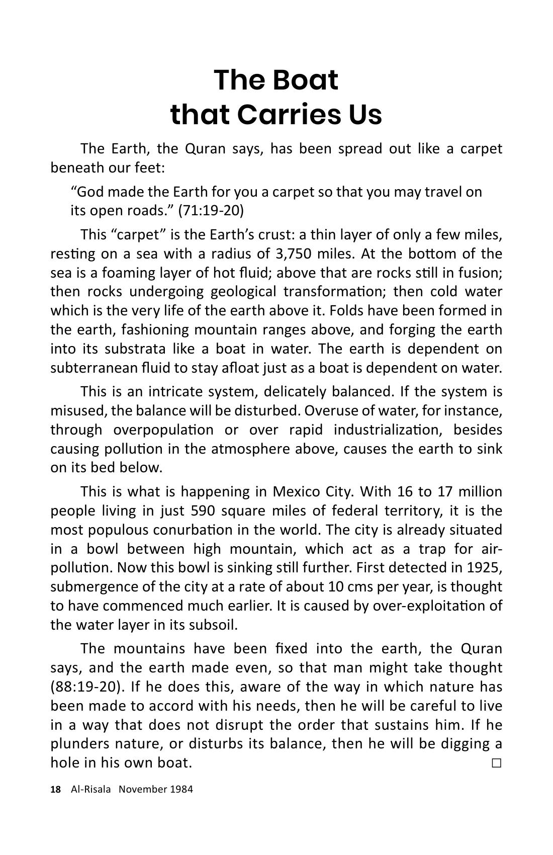 The printed page