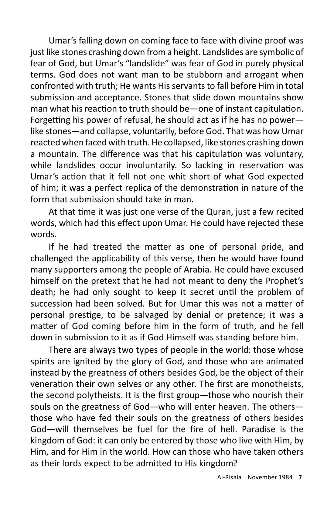 The printed page