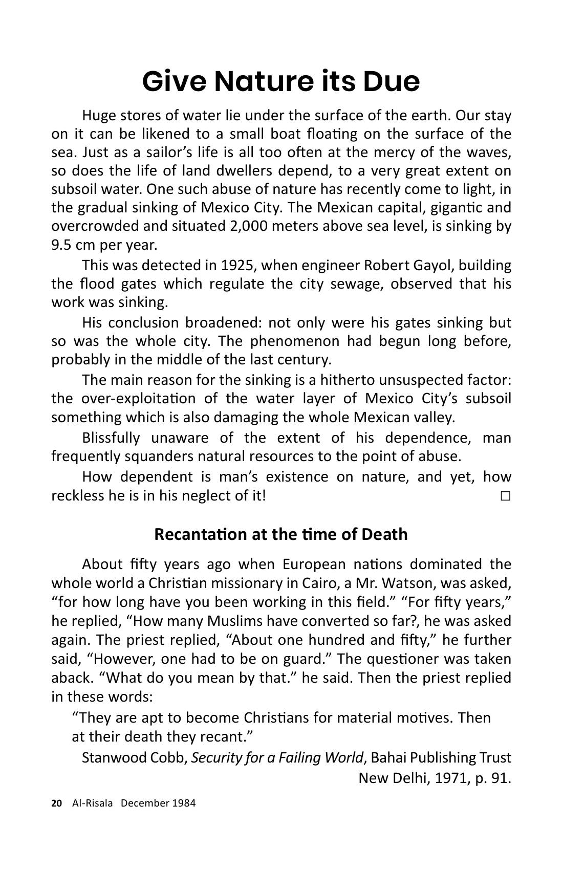 The printed page