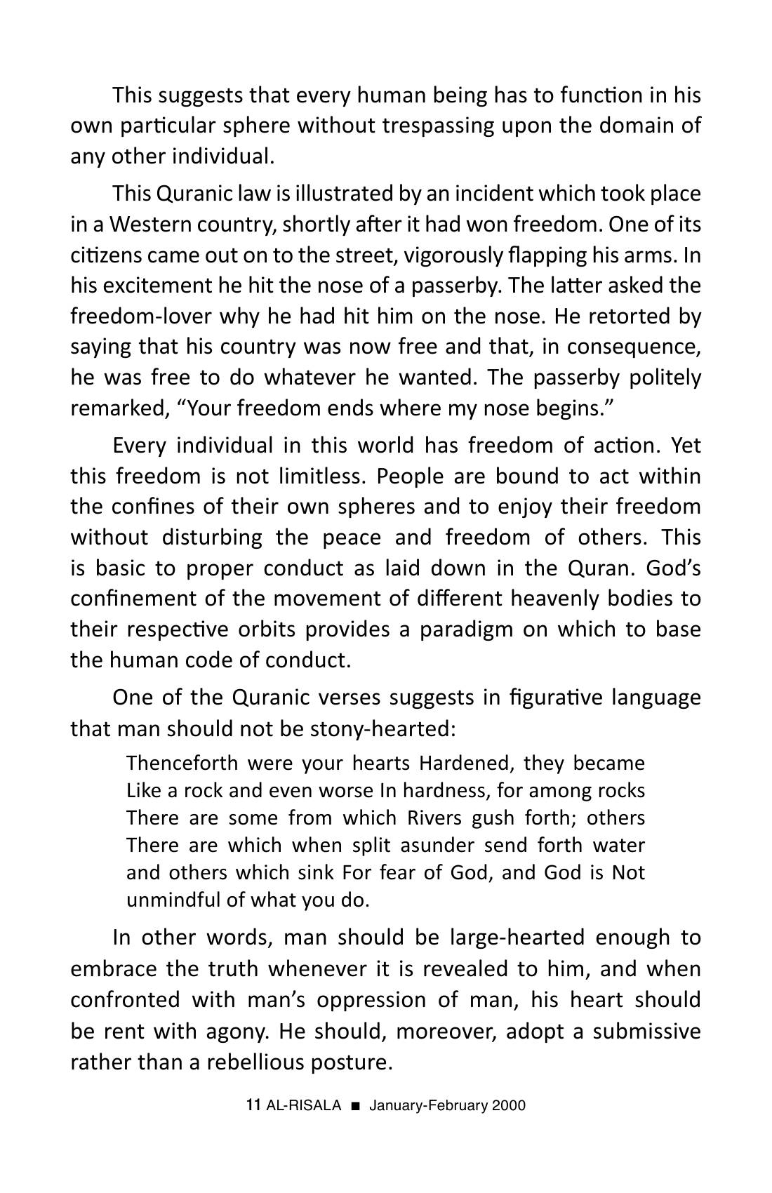 The printed page