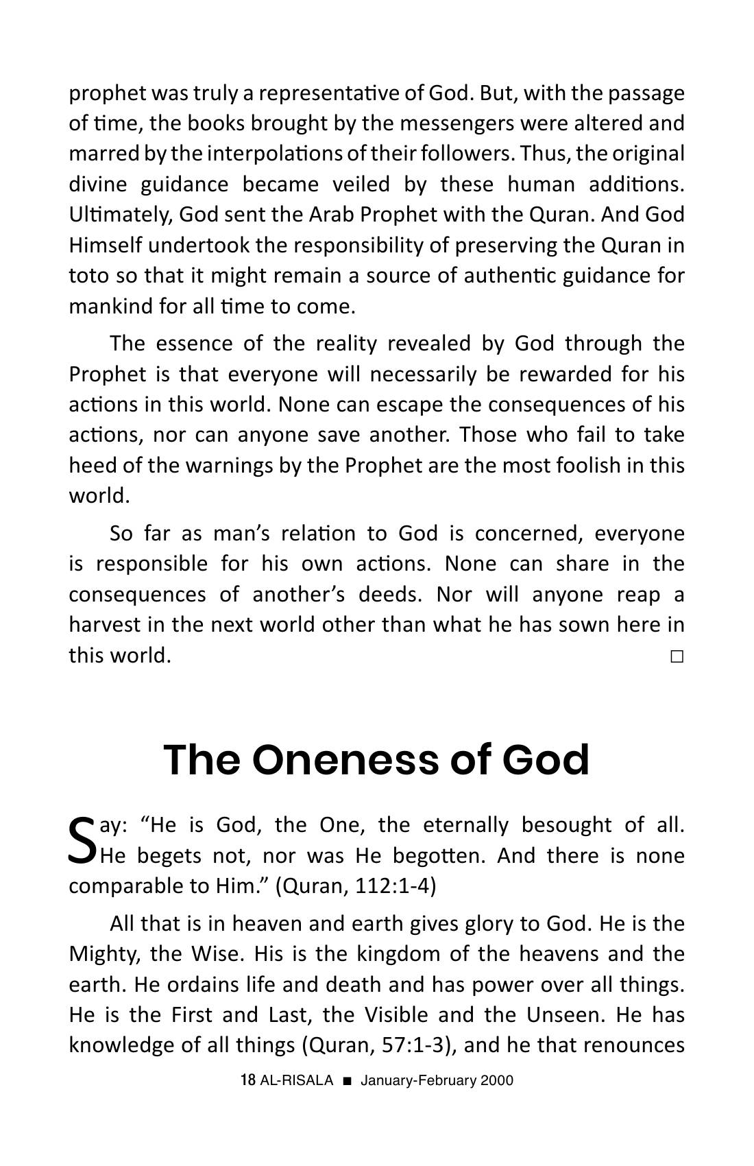 The printed page
