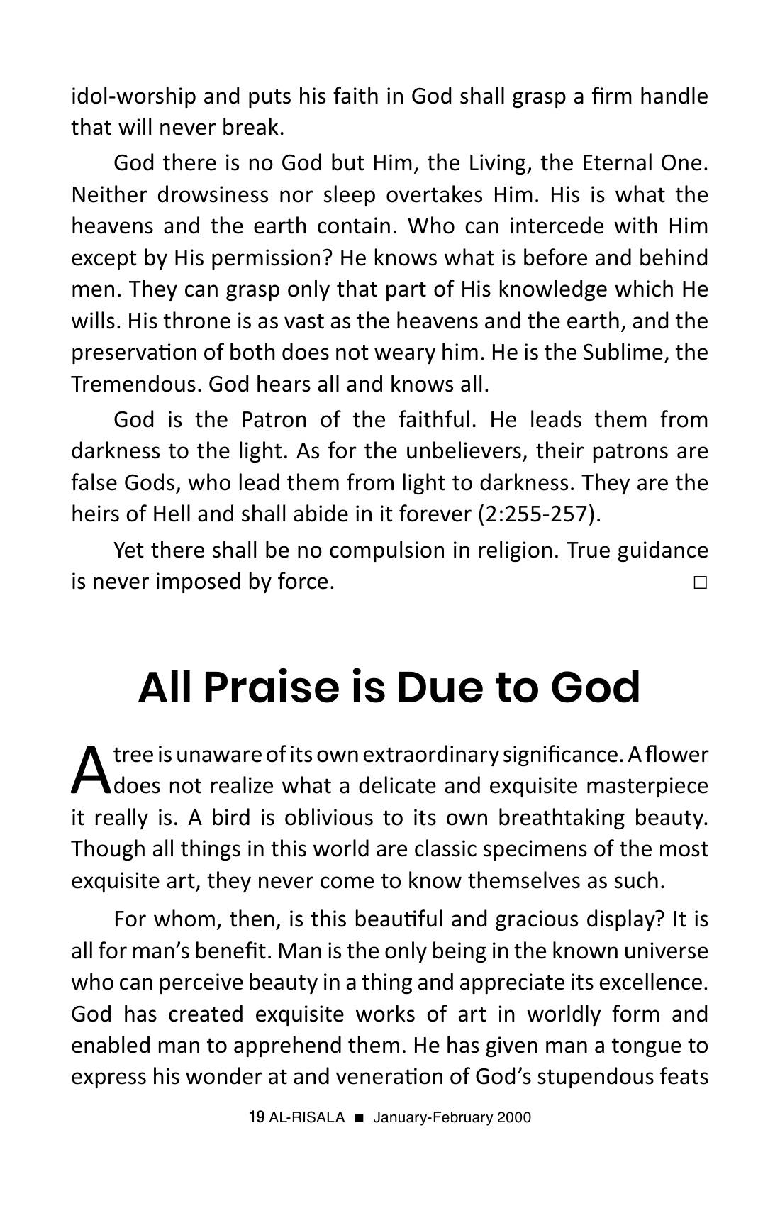 The printed page