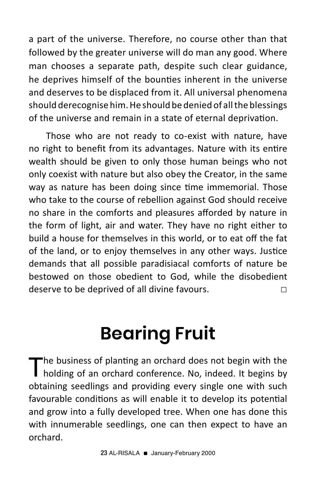 The printed page