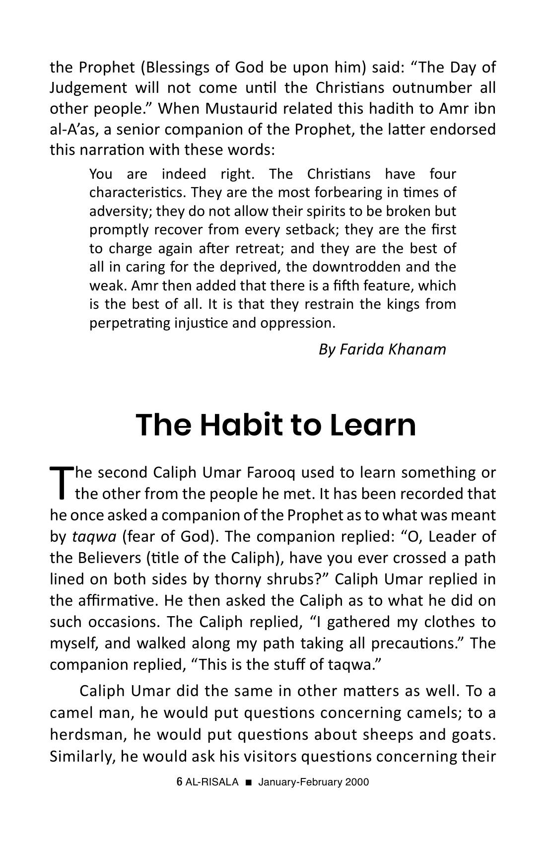 The printed page