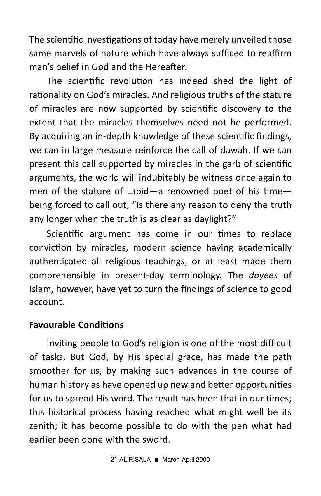 The printed page