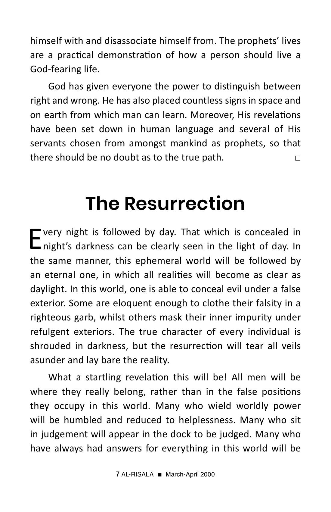The printed page
