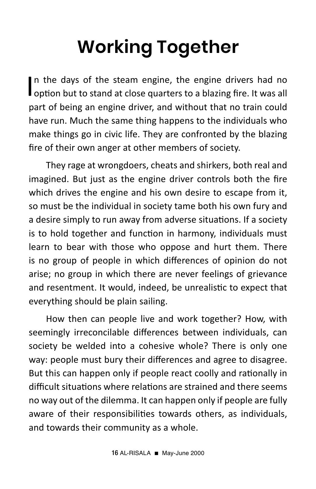 The printed page