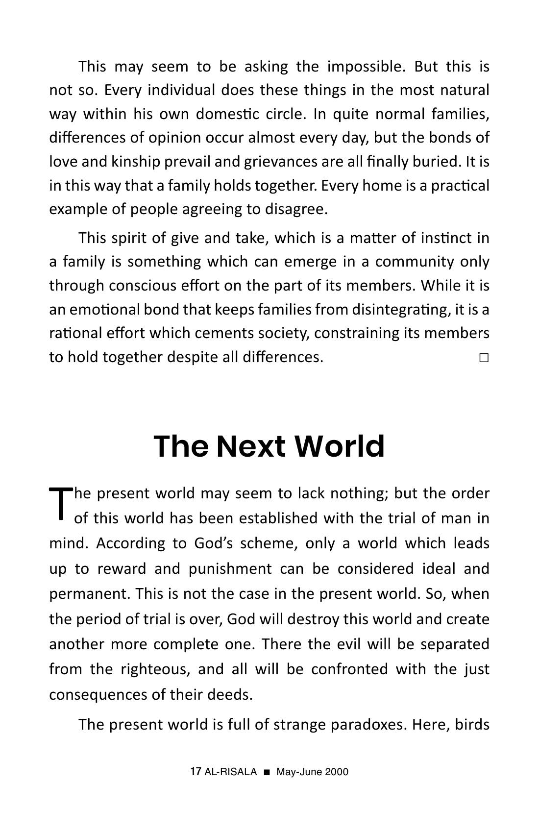 The printed page