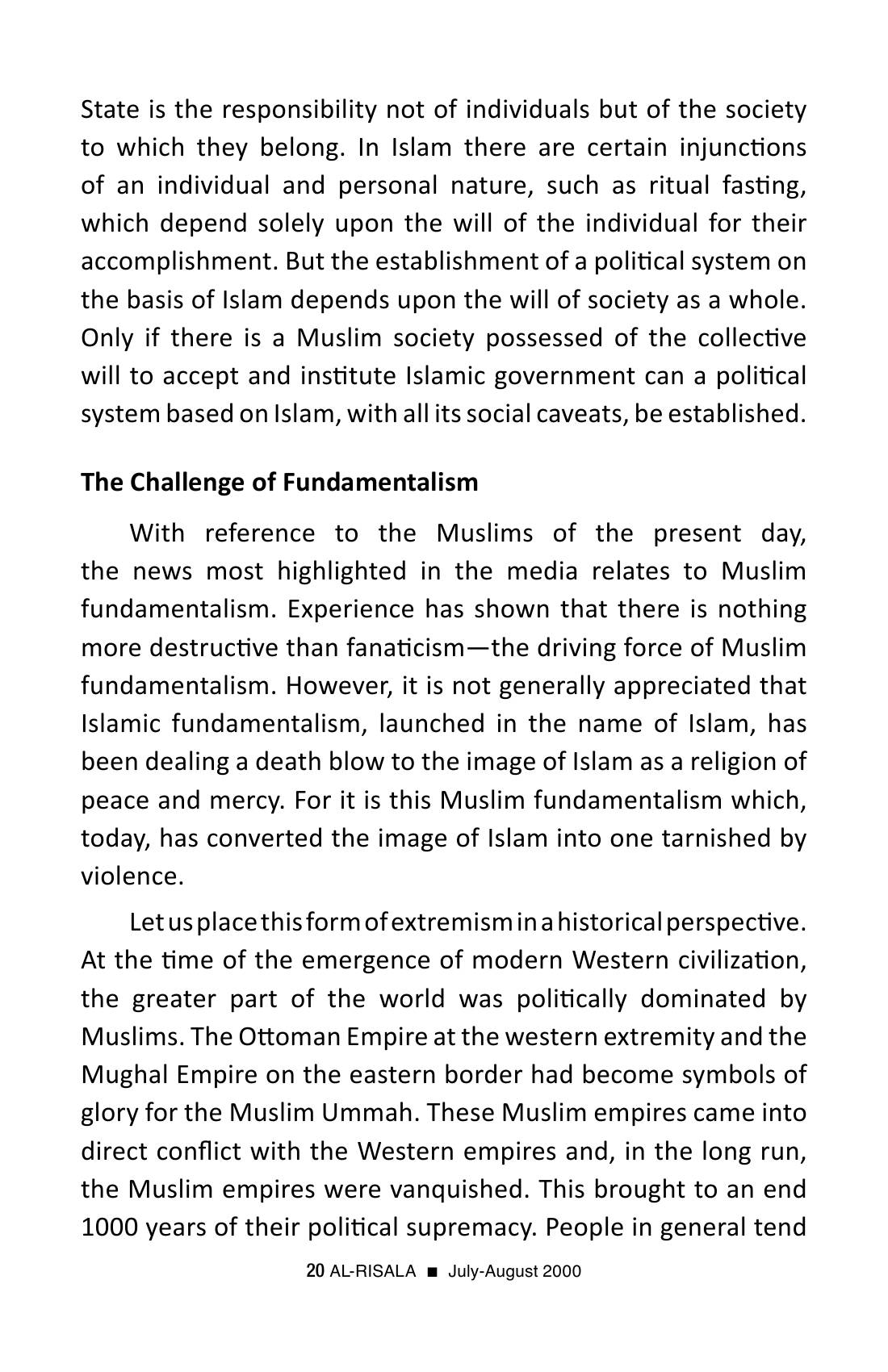 The printed page