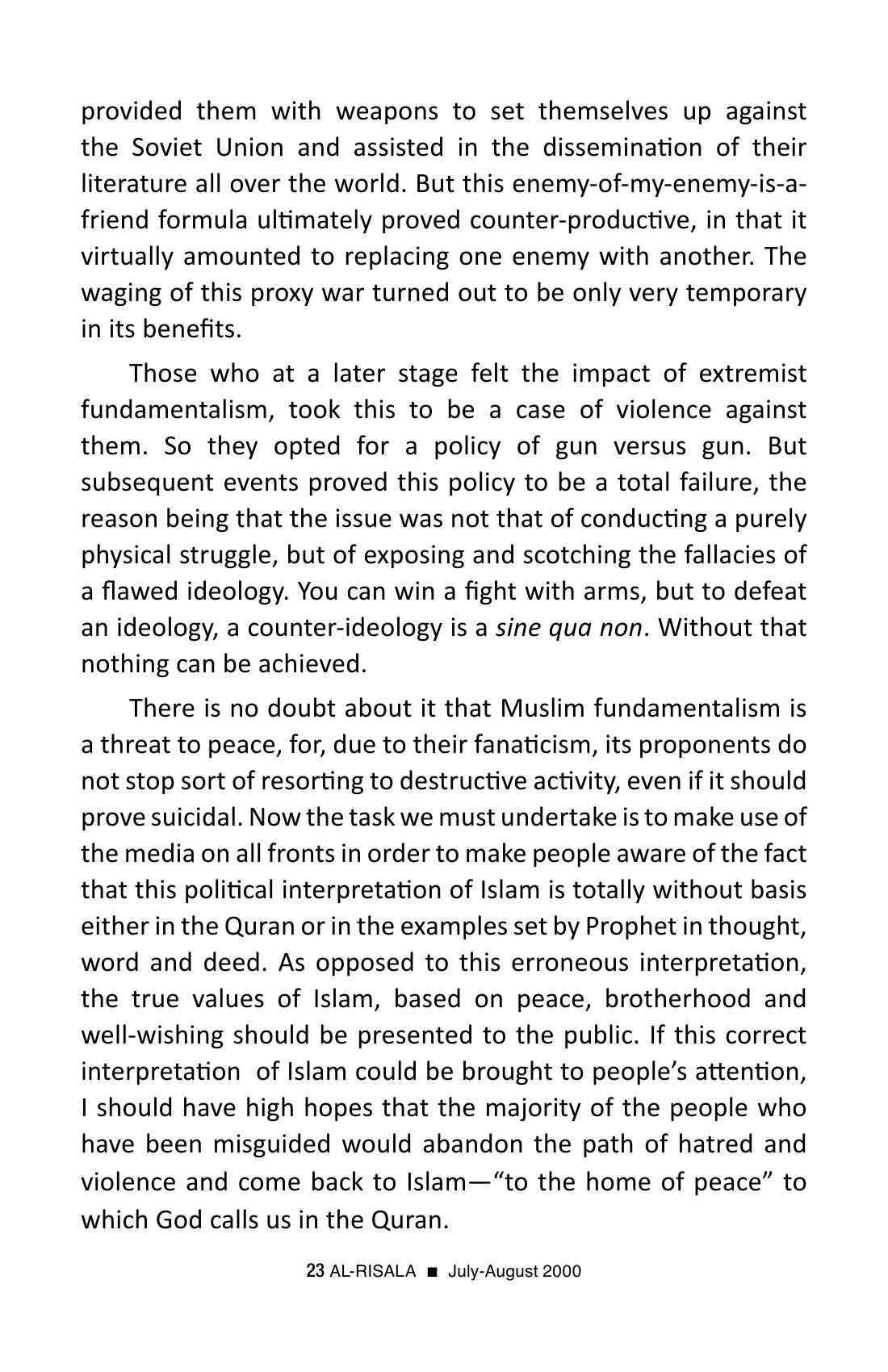 The printed page