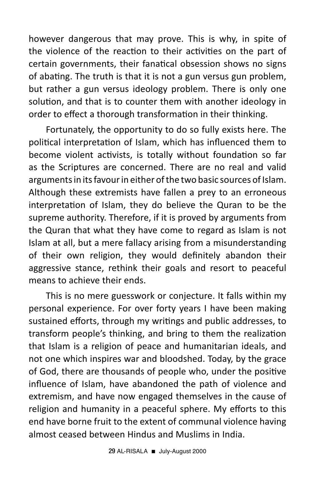 The printed page