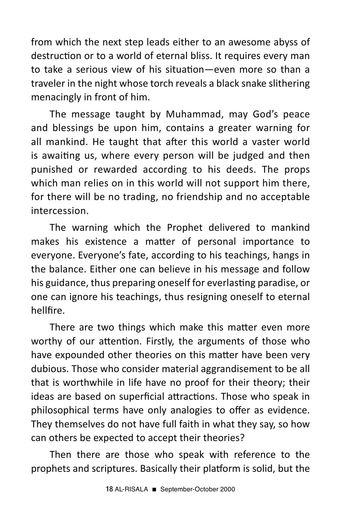 The printed page