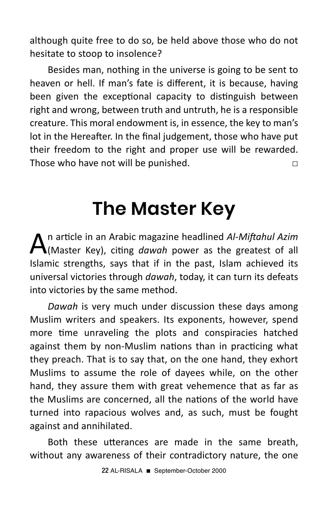 The printed page