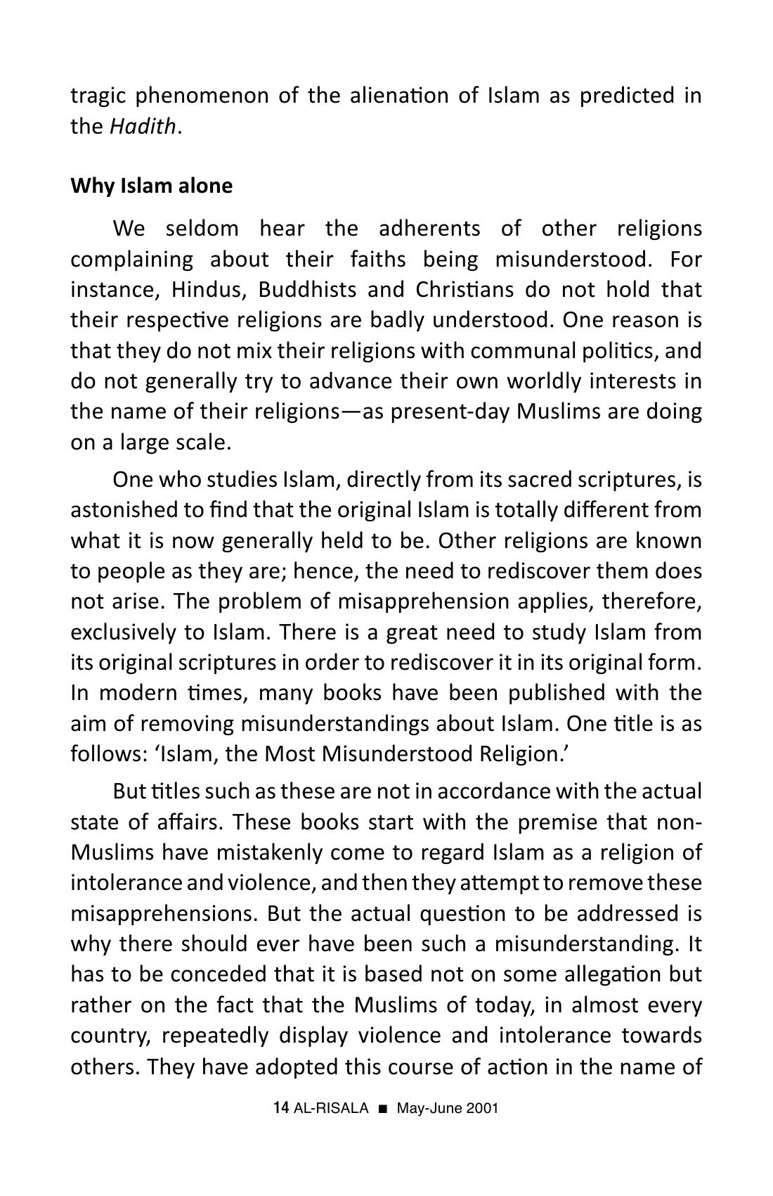 The printed page