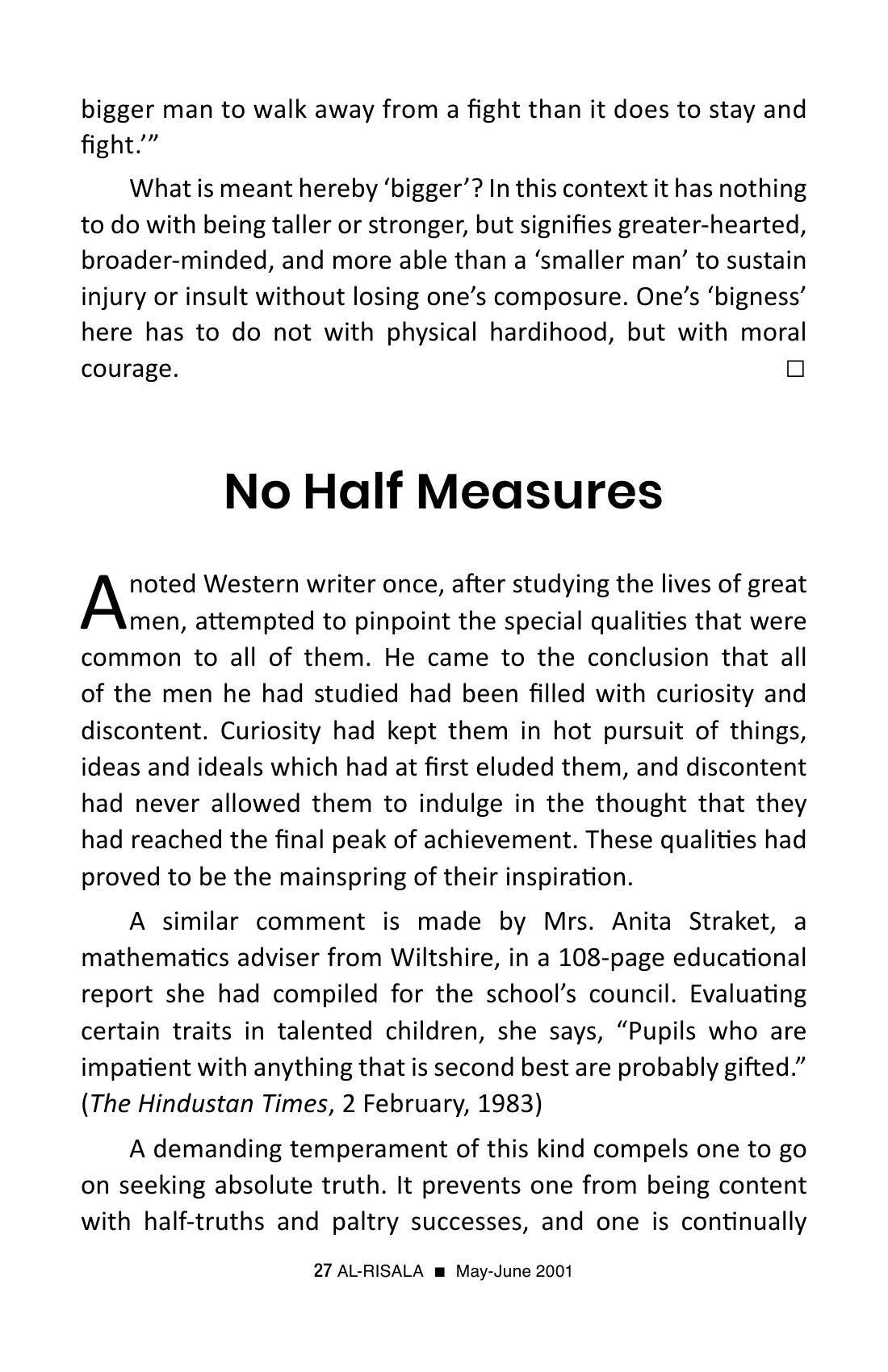 The printed page