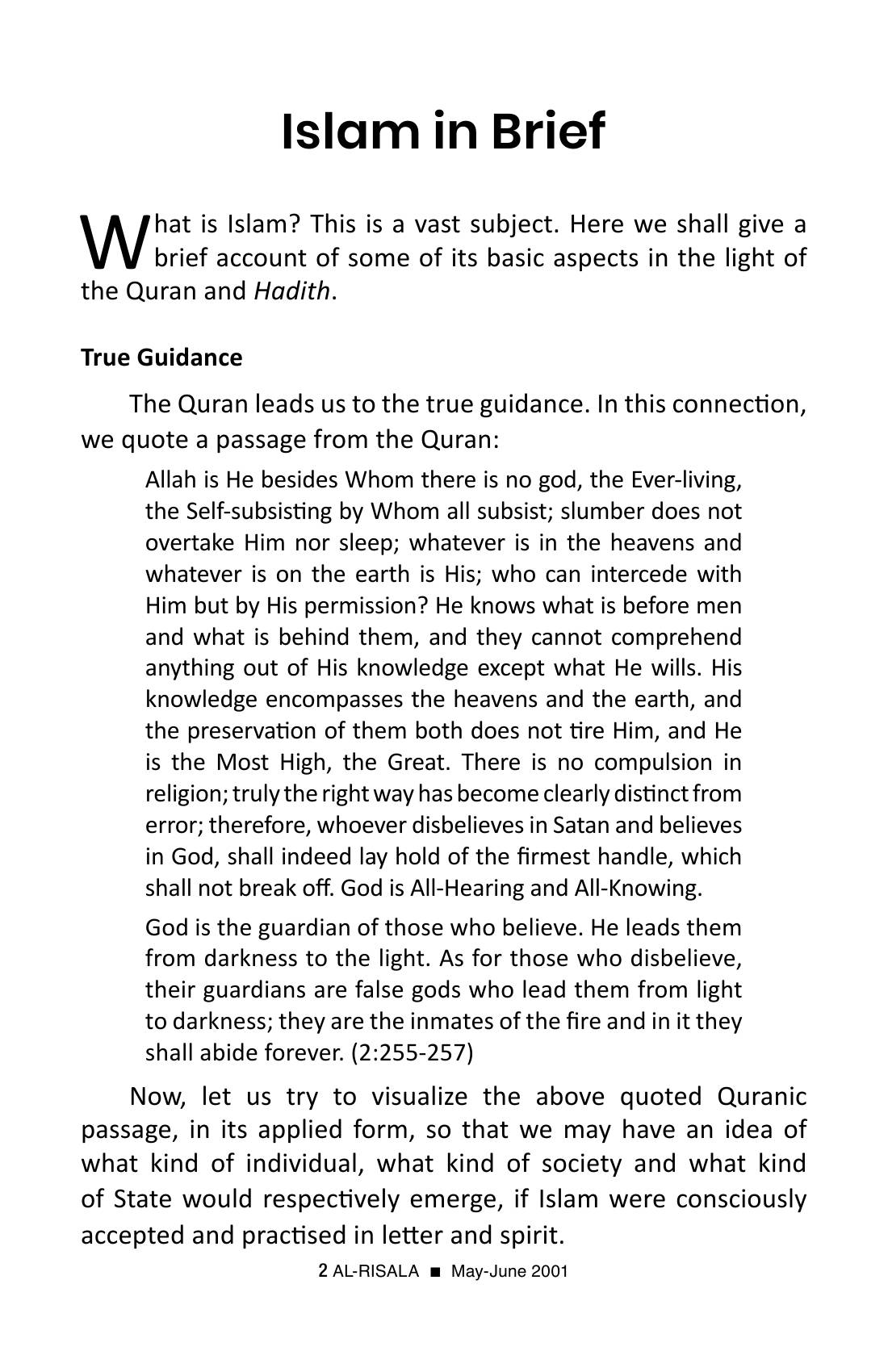 The printed page