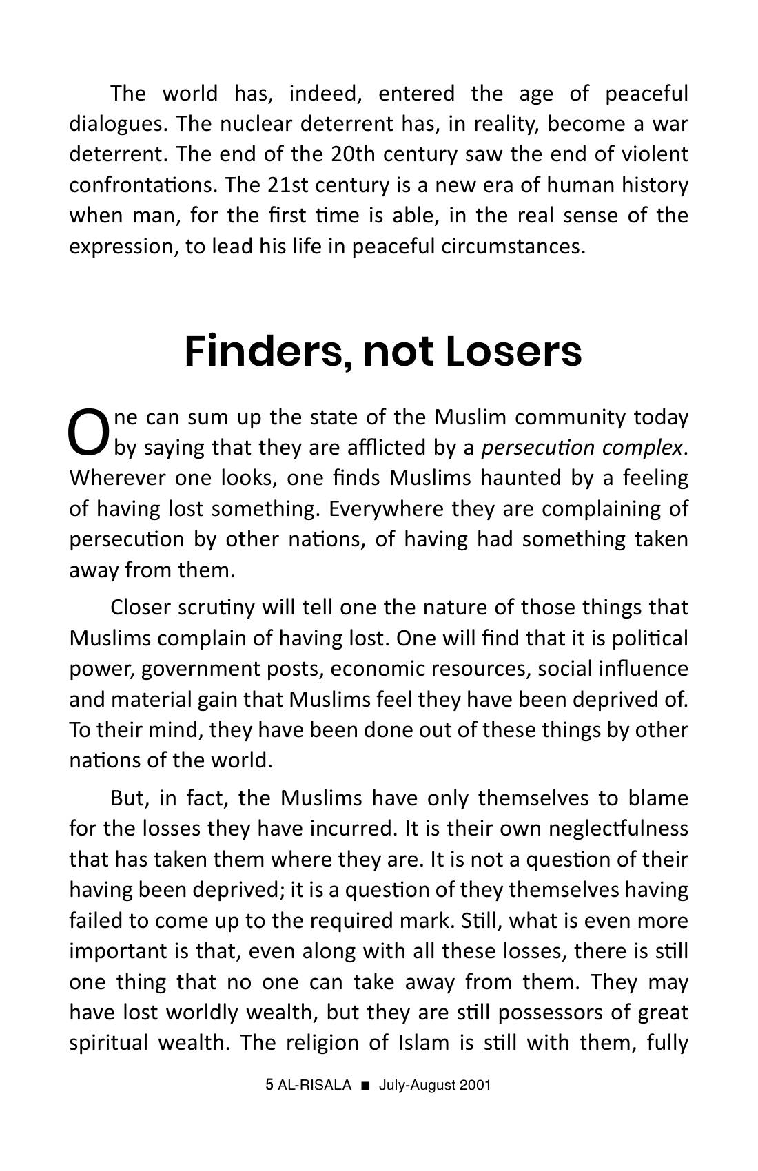 The printed page