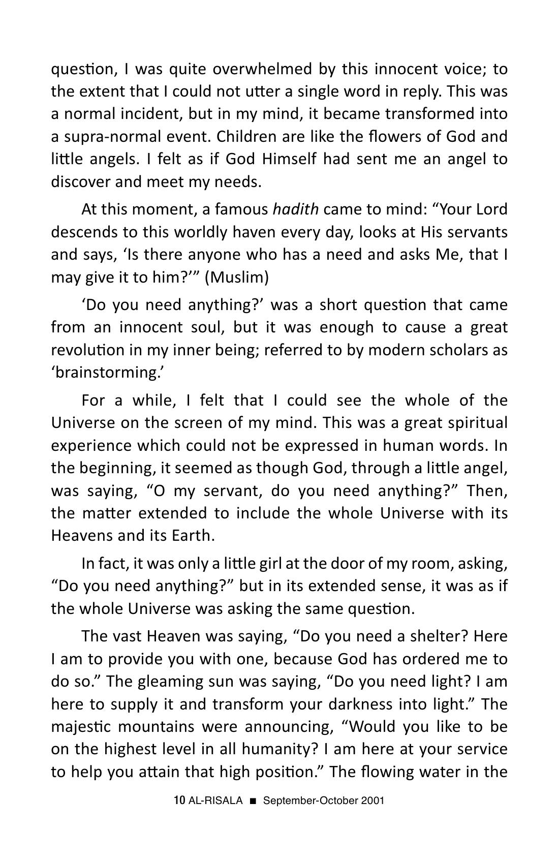 The printed page