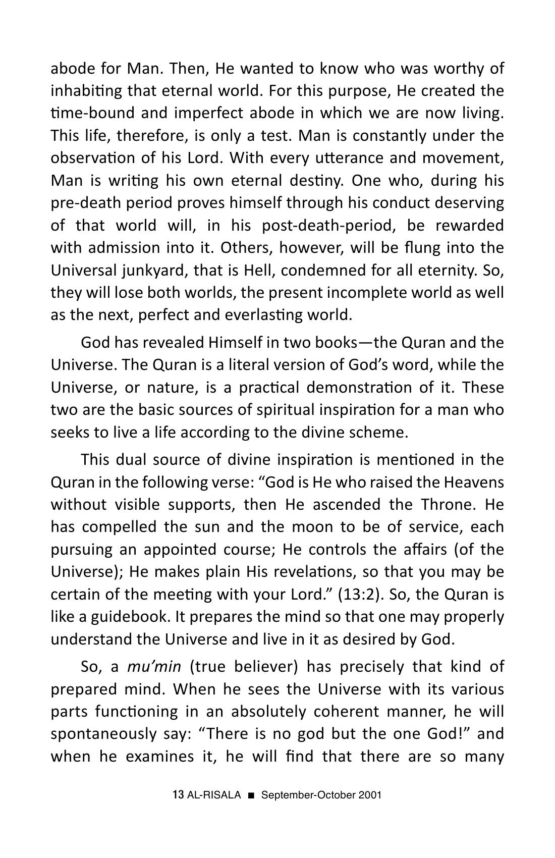 The printed page