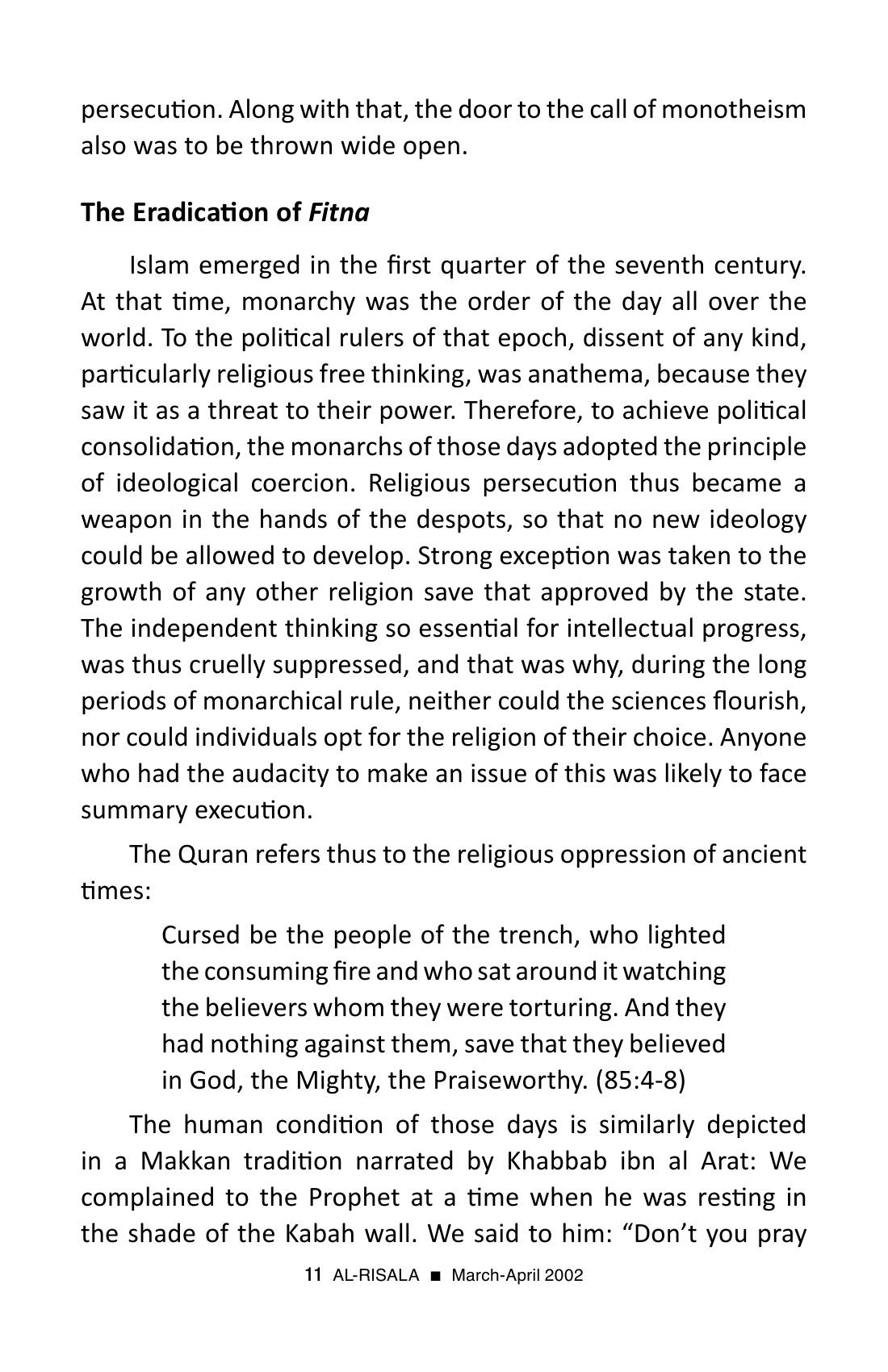 The printed page
