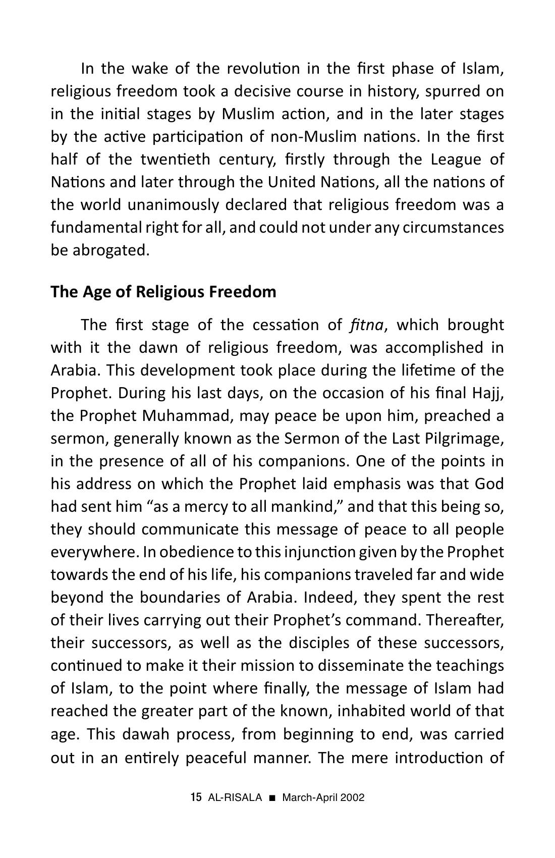 The printed page