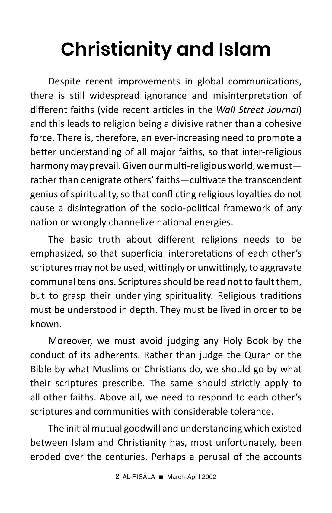 The printed page