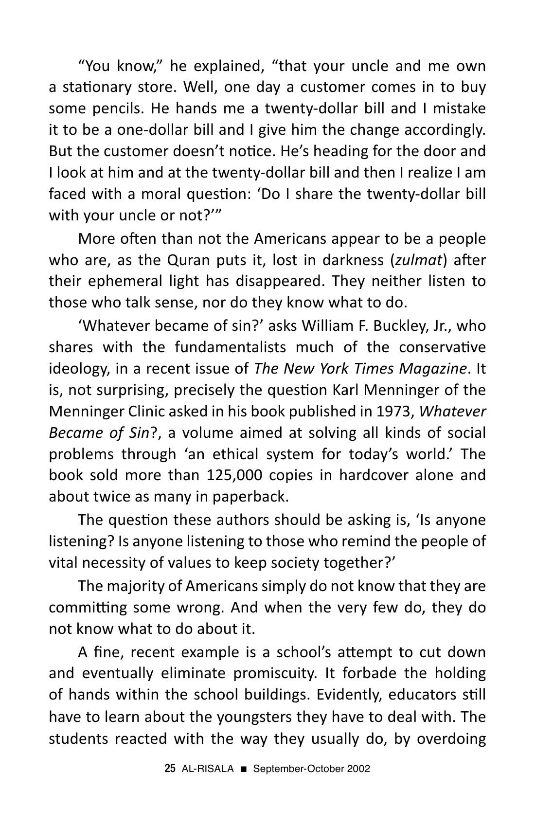 The printed page