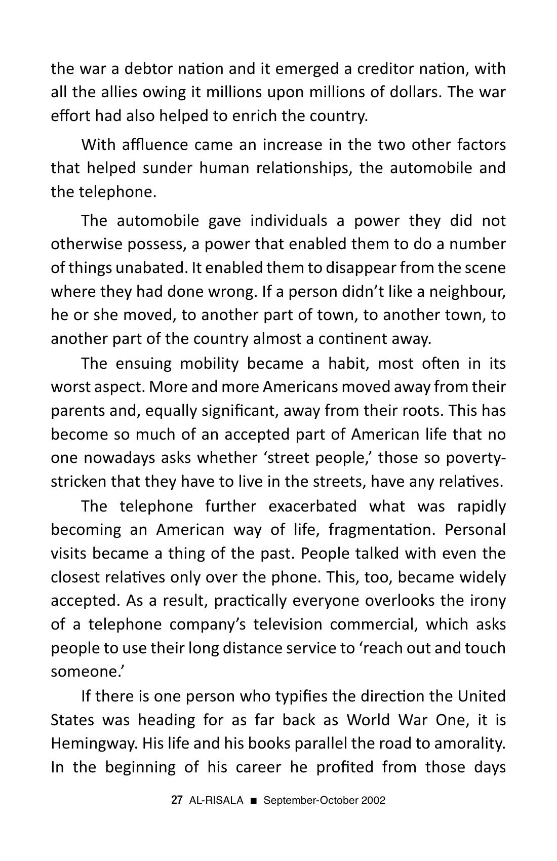 The printed page