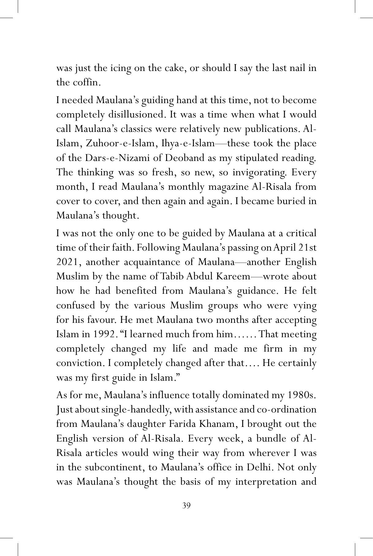 The printed page