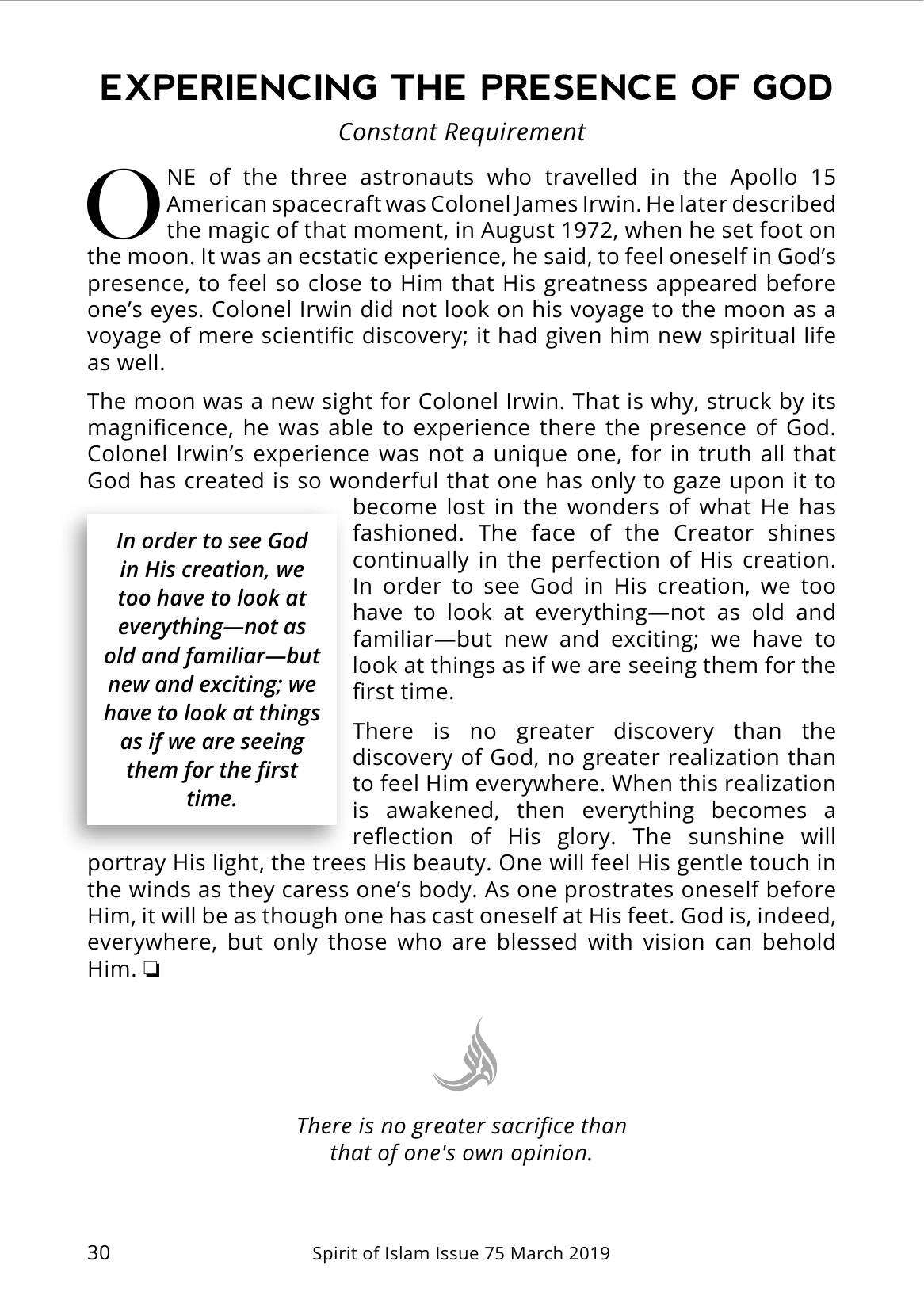 The printed page