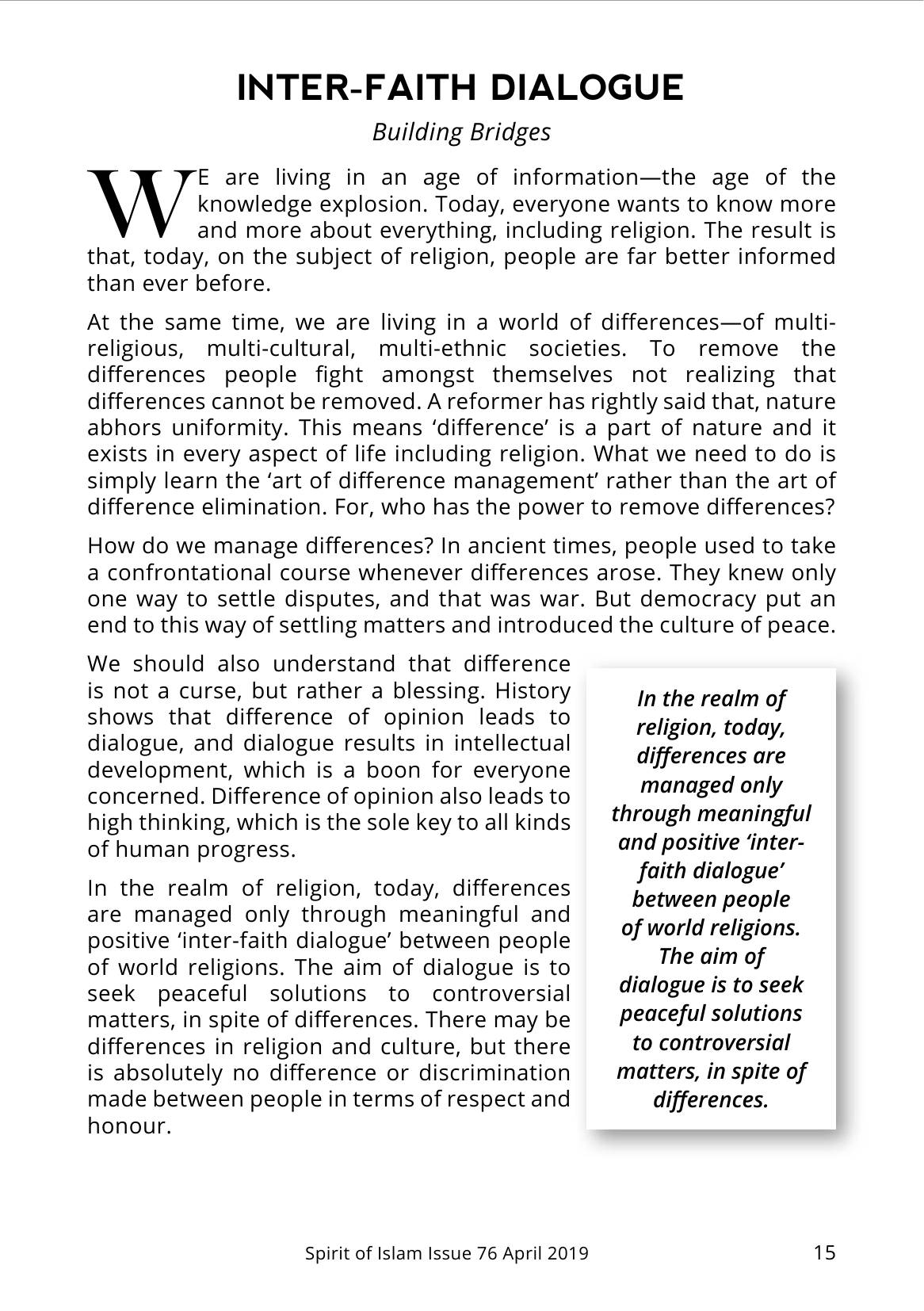 The printed page