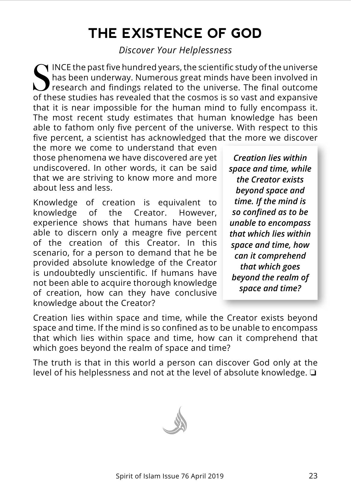 The printed page