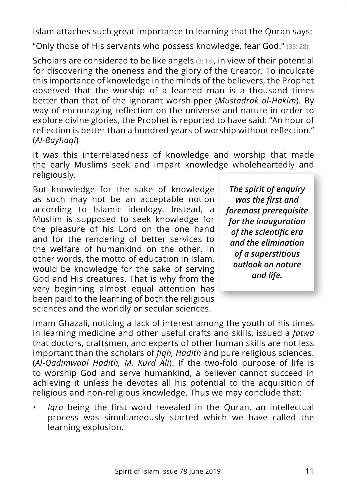 The printed page