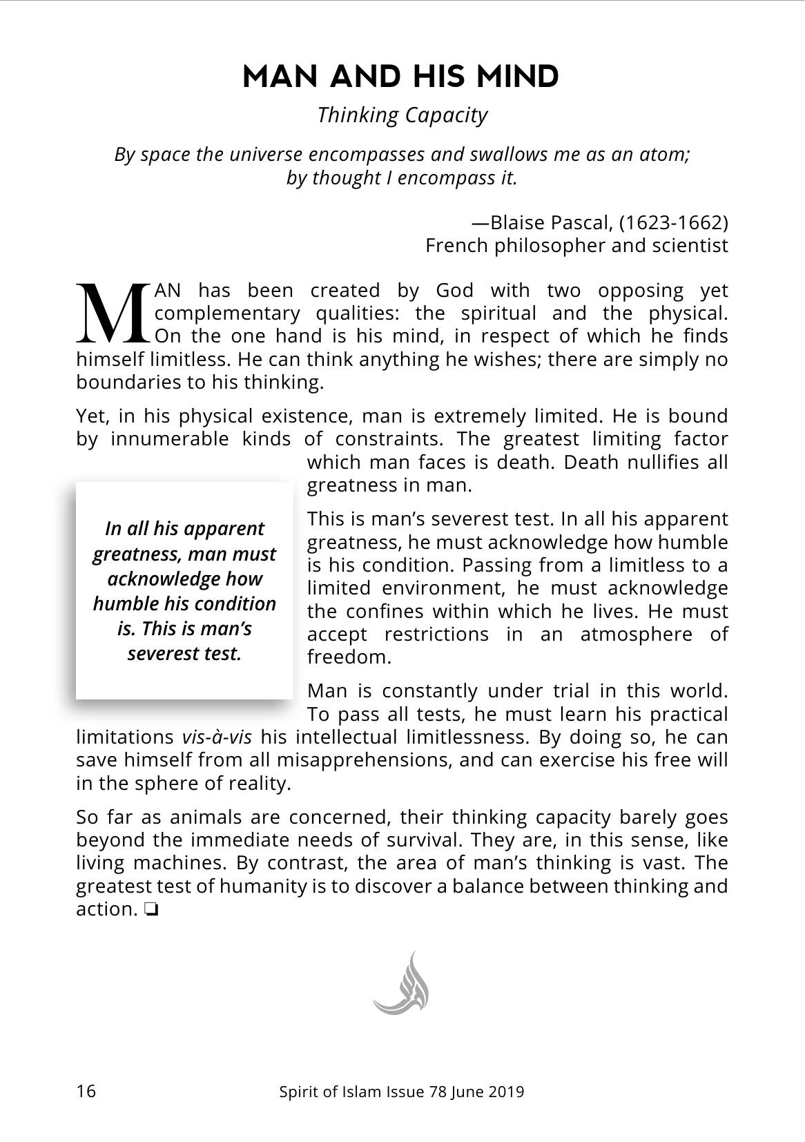 The printed page