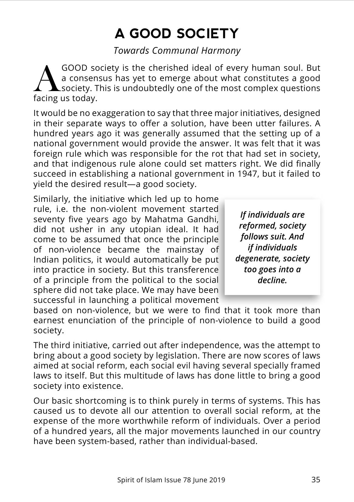 The printed page