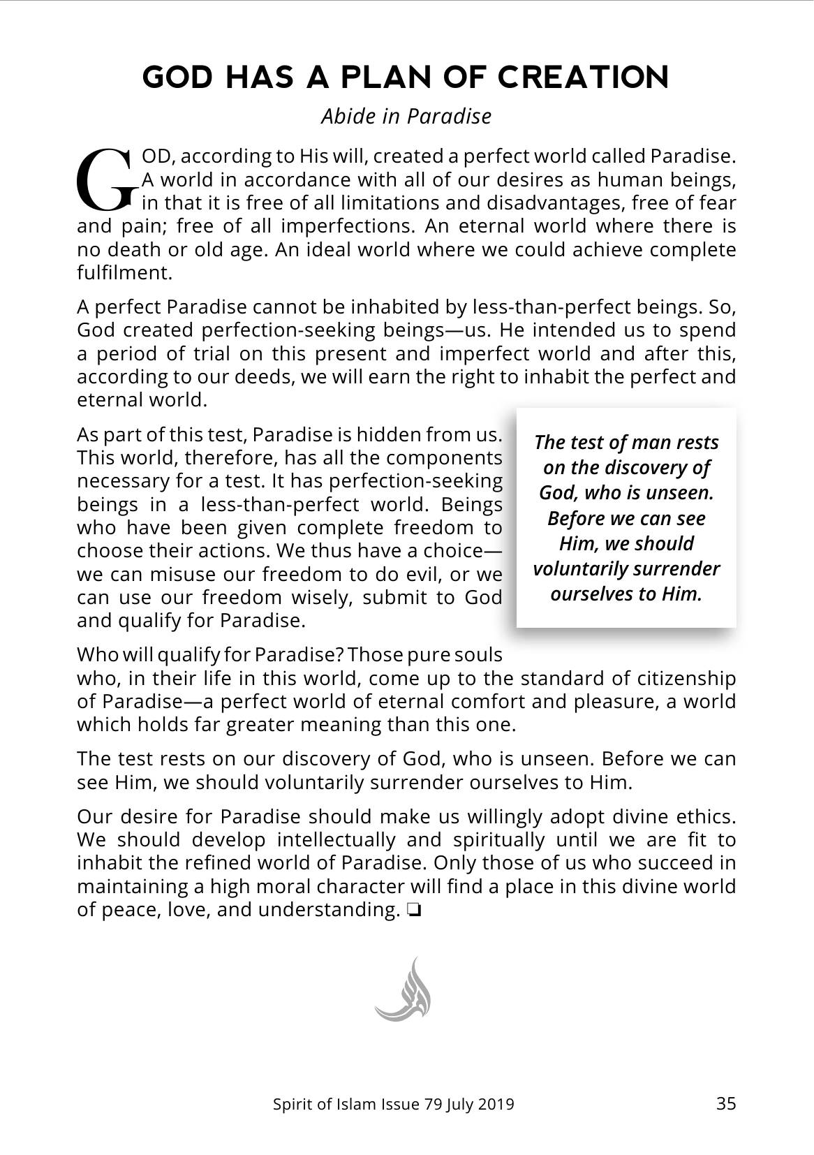 The printed page