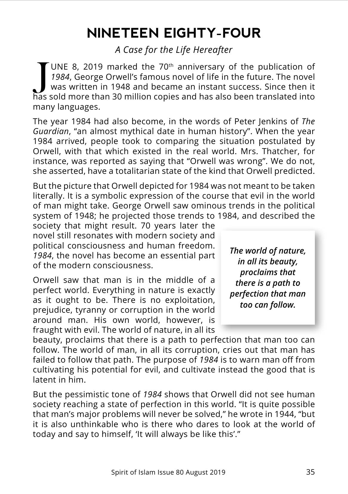 The printed page