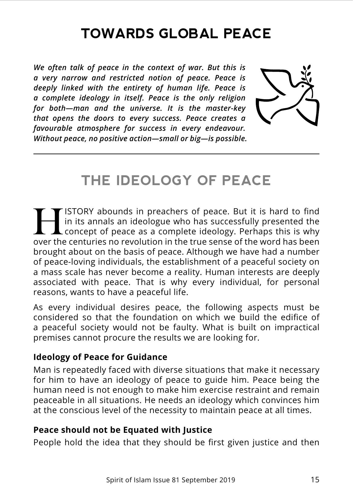 The printed page