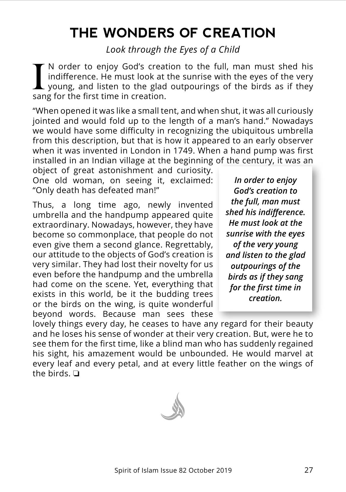 The printed page