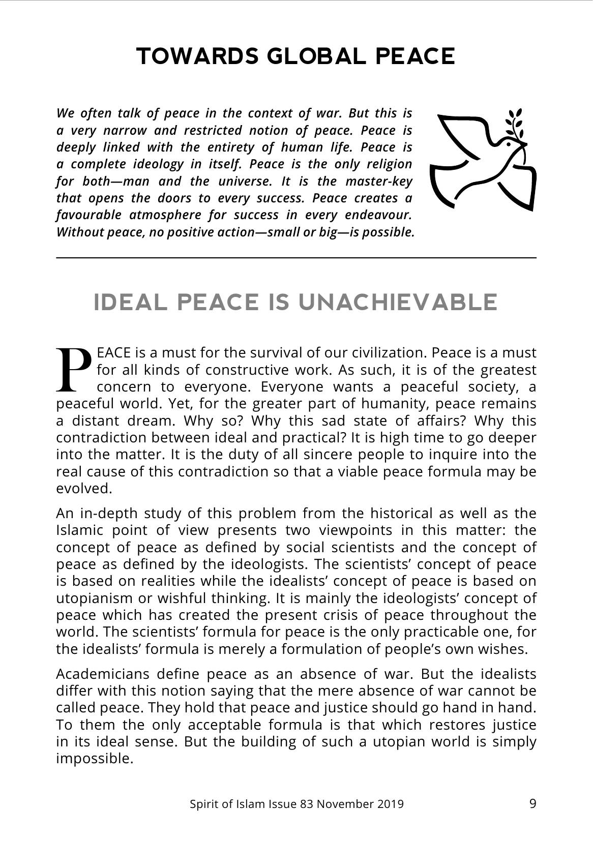 The printed page
