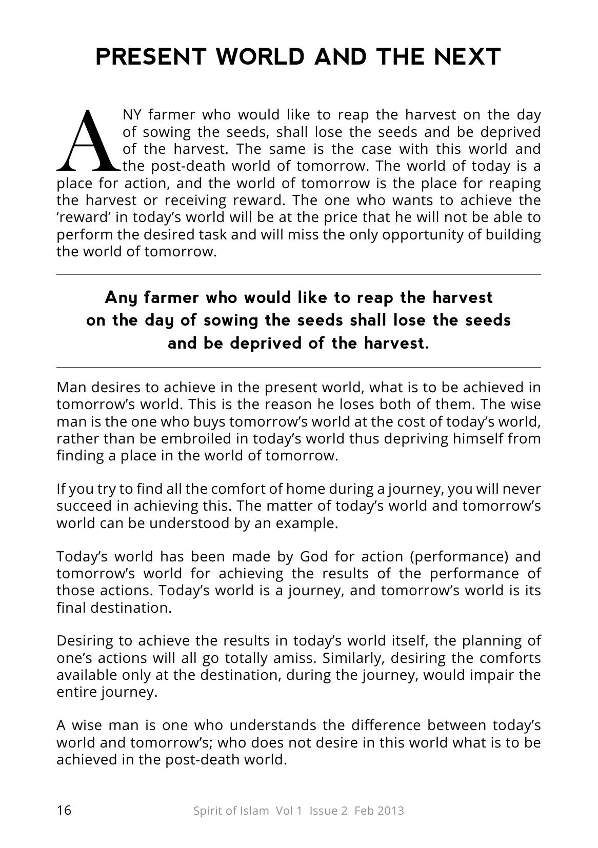 The printed page