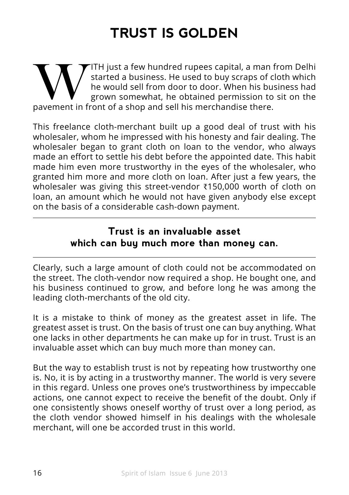 The printed page